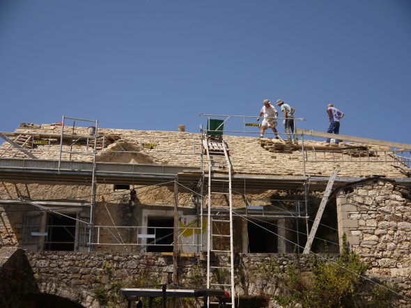 toiture couleur miel