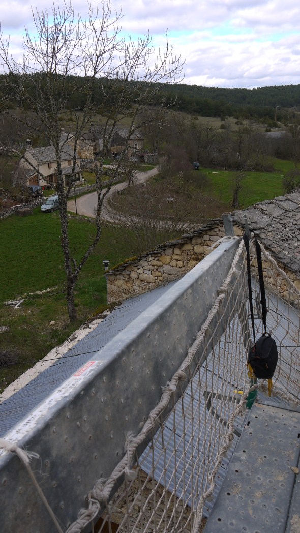 vue du "balcon provisoire"